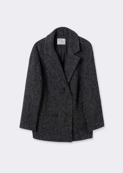 Mujer Brownie Spain Abrigos Y Chaquetas-Abrigo Cruzado Jaspeado