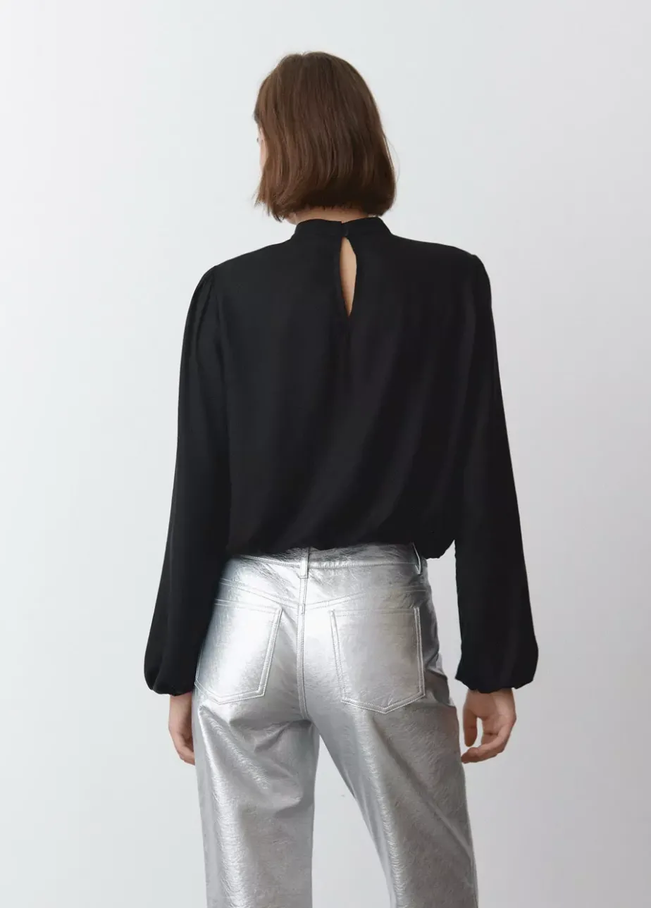 Mujer Brownie Spain Camisas Y Blusas-Blusa Lisa Con Chocker
