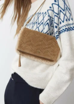 Mujer Brownie Spain Bolsos-Bolso Doblefaz Acolchado Tachas Piel