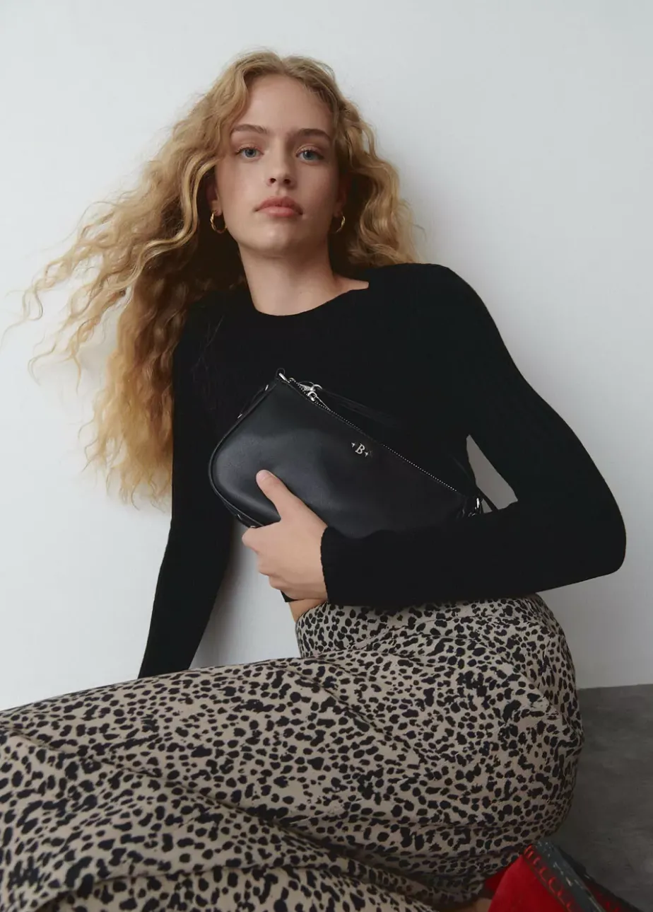 Mujer Brownie Spain Bolsos-Bolso Hombro Detalle Cuerdas