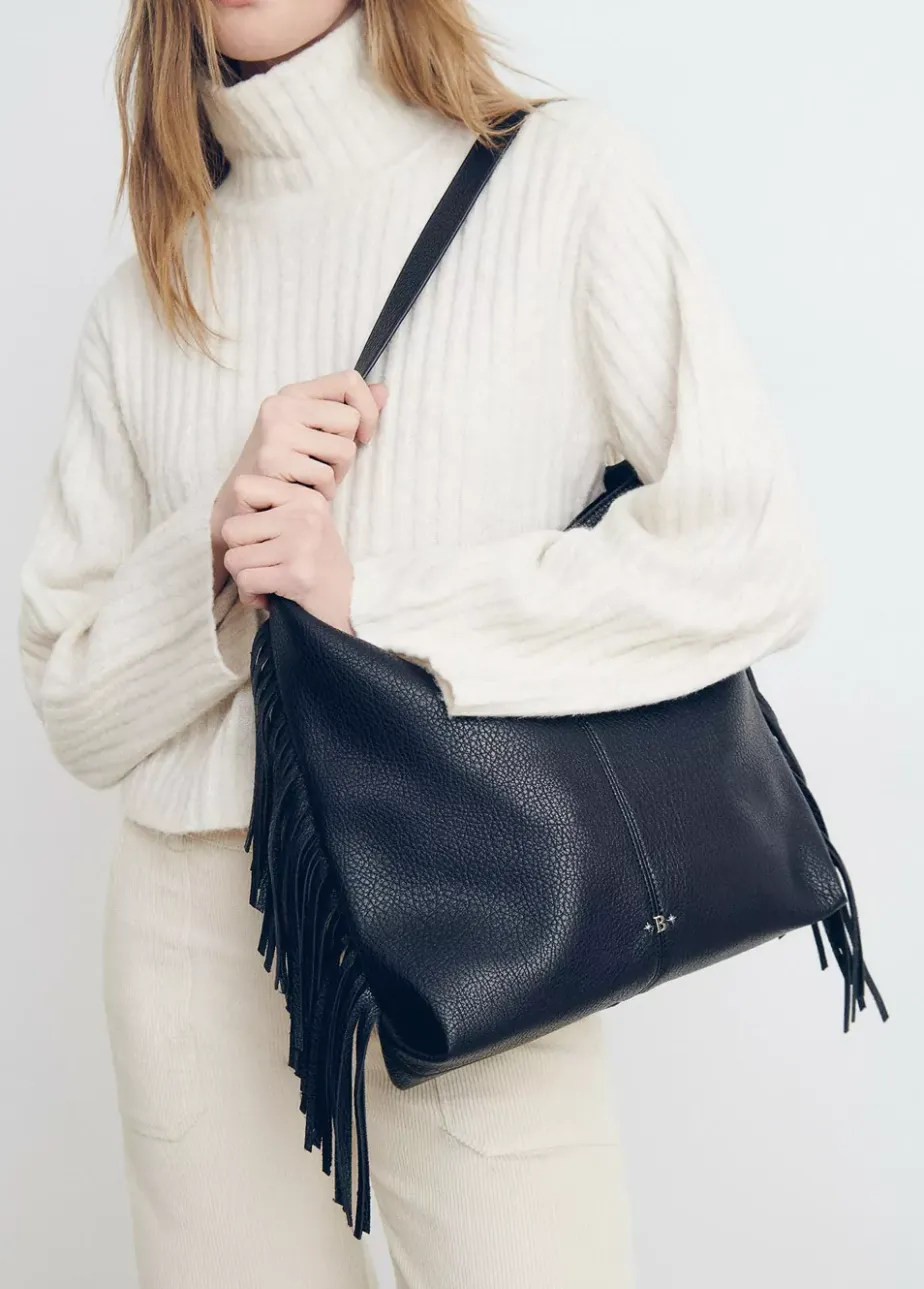 Mujer Brownie Spain Bolsos-Bolso Shopper Flecos