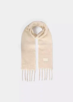 Mujer Brownie Spain Otros Accesorios-Bufanda Gruesa Estrecha Lisa Flecos
