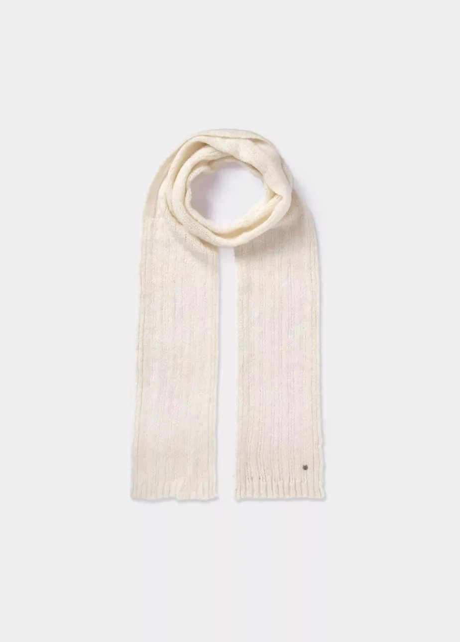 Mujer Brownie Spain Otros Accesorios-Bufanda Punto Calado Cruda