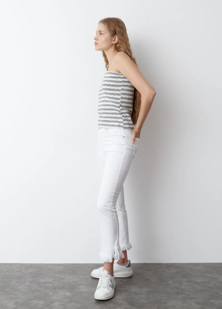 Mujer Brownie Spain Camisetas-Camiseta Asimetrica Manga Volumen