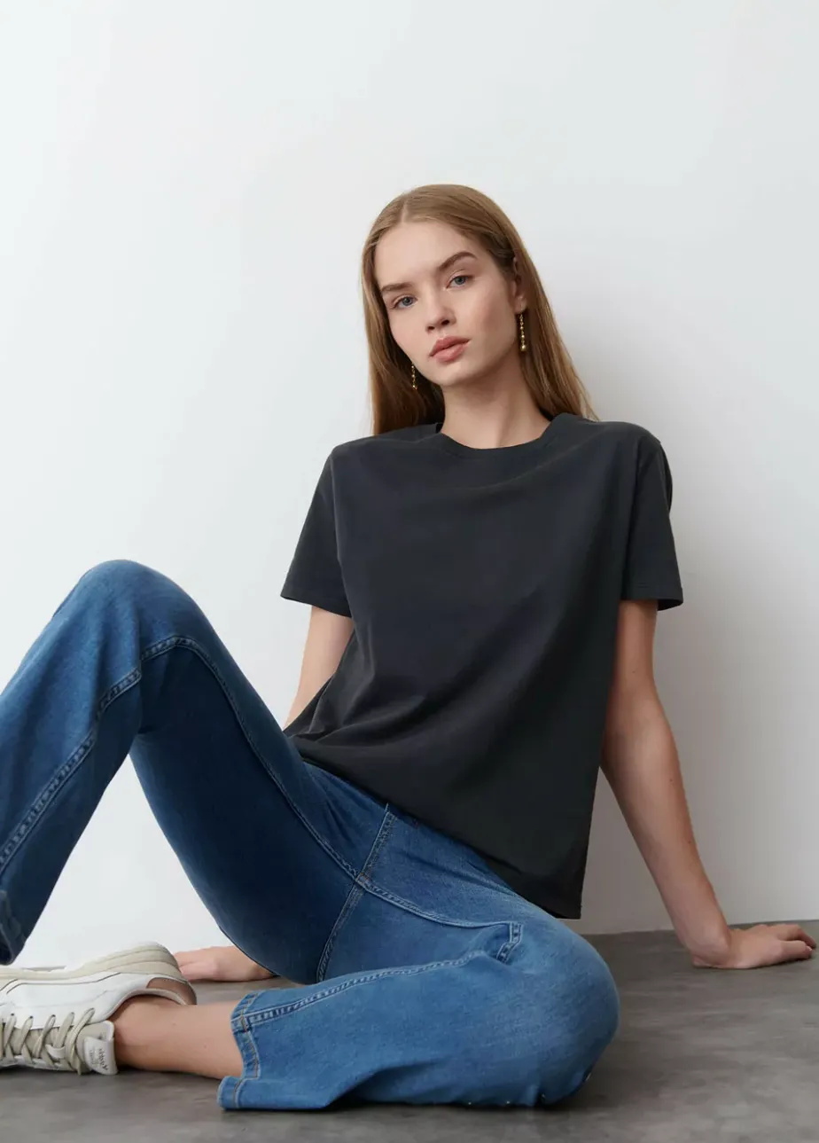 Mujer Brownie Spain Camisetas-Camiseta Cuello Redondo Basico