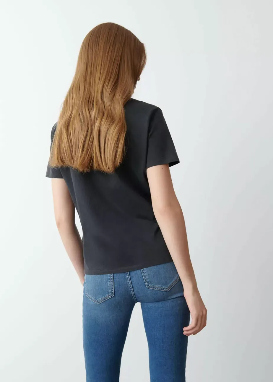 Mujer Brownie Spain Camisetas-Camiseta Cuello Redondo Basico