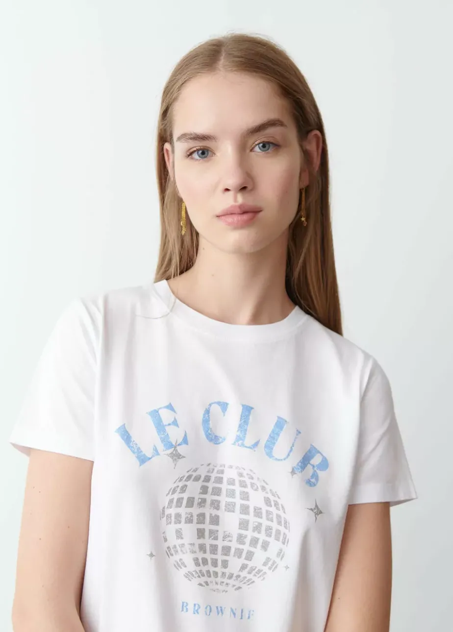 Mujer Brownie Spain Camisetas-Camiseta Escudo Manga Corta