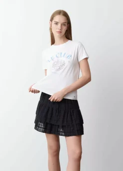 Mujer Brownie Spain Camisetas-Camiseta Escudo Manga Corta