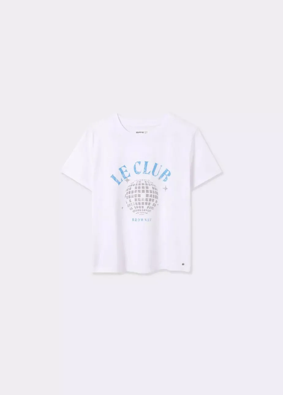 Mujer Brownie Spain Camisetas-Camiseta Escudo Manga Corta