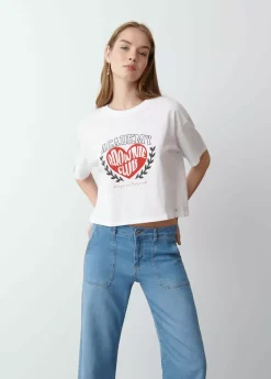 Mujer Brownie Spain Camisetas-Camiseta Estampado Corazon