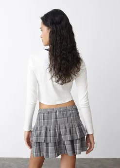 Mujer Brownie Spain Camisetas-Camiseta Manga Larga Contraste