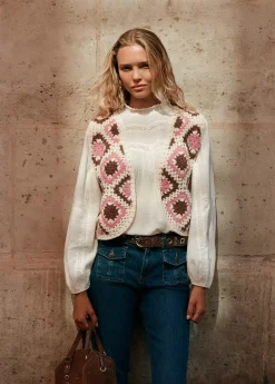 Mujer Brownie Spain Jerséis-Chaleco Crochet