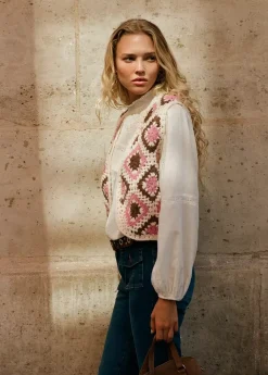 Mujer Brownie Spain Jerséis-Chaleco Crochet