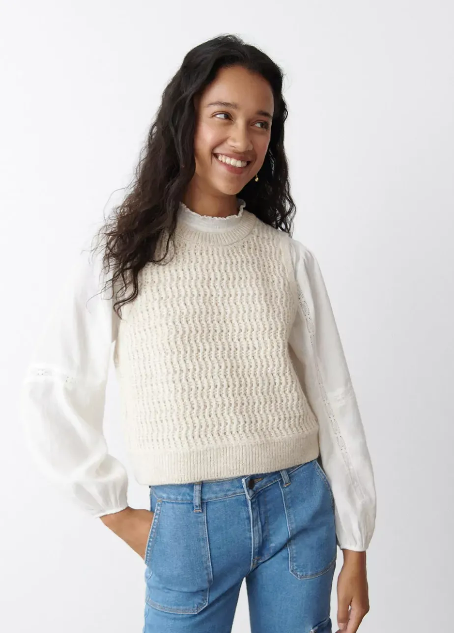 Mujer Brownie Spain Jerséis-Chaleco Punto Jacquard