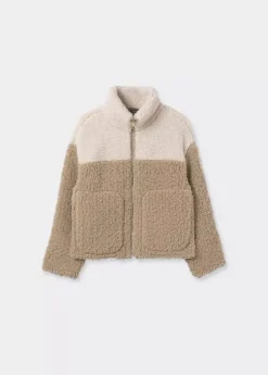 Mujer Brownie Spain Abrigos Y Chaquetas-Chaqueta Polar Cremallera Contraste