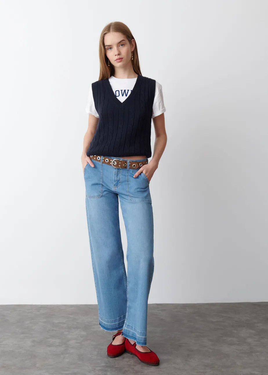 Mujer Brownie Spain Otros Accesorios-Cinturon Eyelets Piel