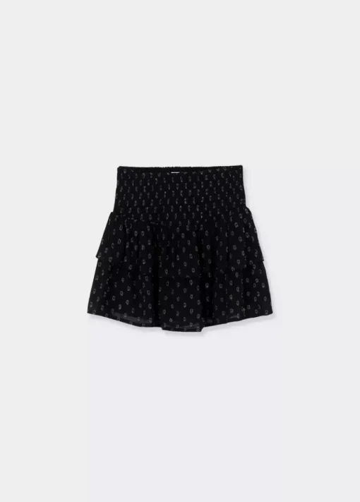 Mujer Brownie Spain Faldas-Falda Gomas Volantes Dobby