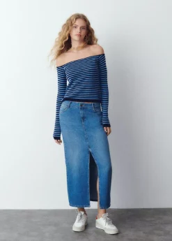 Mujer Brownie Spain Faldas-Falda Larga Twill
