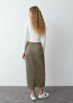 Mujer Brownie Spain Faldas-Falda Larga Twill
