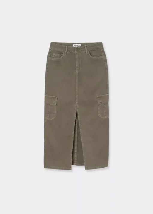 Mujer Brownie Spain Faldas-Falda Larga Twill