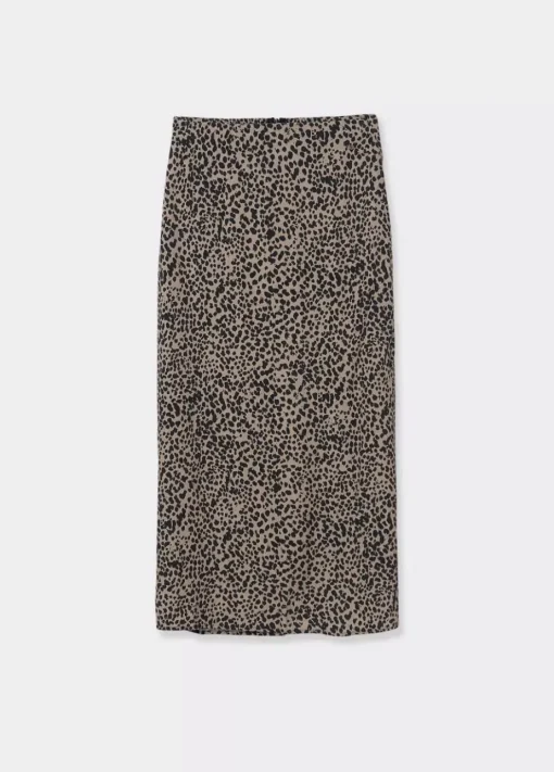 Mujer Brownie Spain Faldas-Falda Midi Mancha Animal