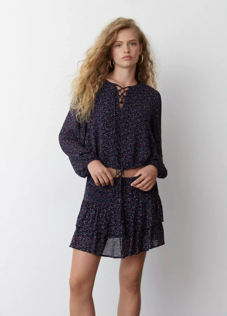 Mujer Brownie Spain Faldas-Falda Mini Jaretas Estampado