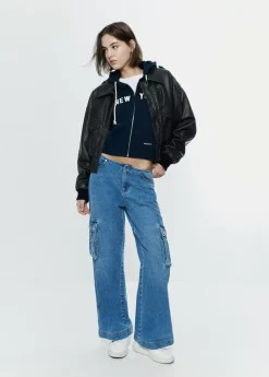 Mujer Brownie Spain Jeans-Jeans Cargo Bajo Cintura