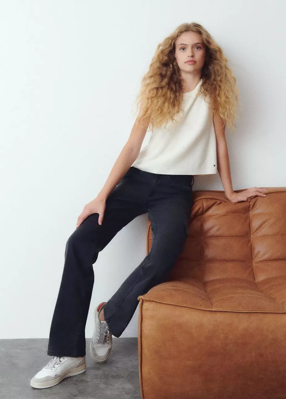 Mujer Brownie Spain Jeans-Jeans Recto Cargo