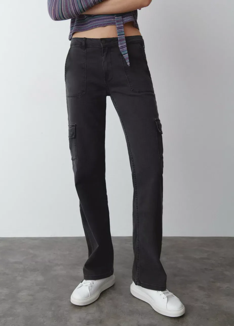 Mujer Brownie Spain Jeans-Jeans Recto Cargo