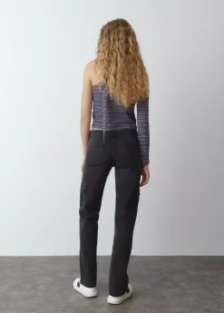 Mujer Brownie Spain Jeans-Jeans Recto Cargo