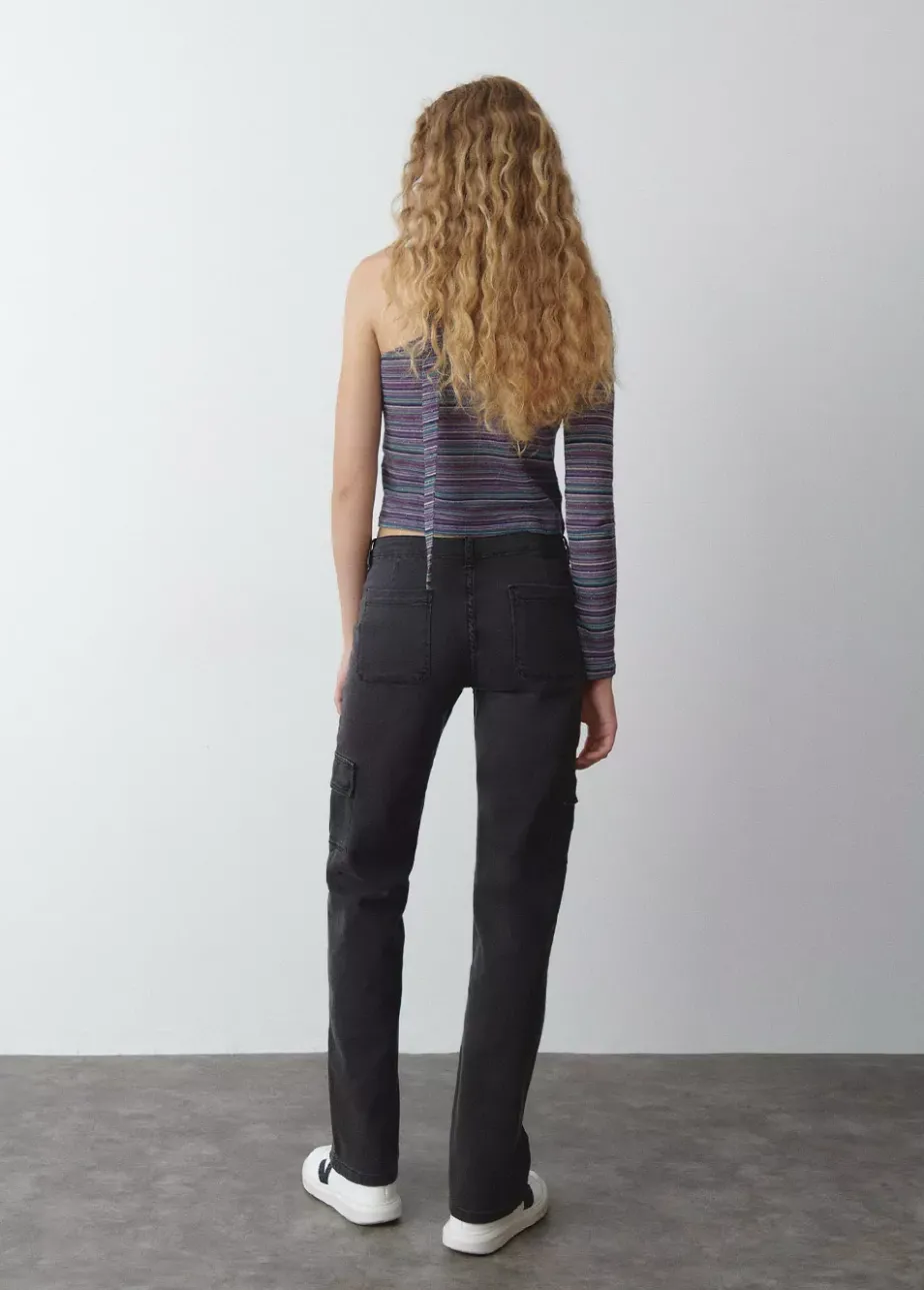 Mujer Brownie Spain Jeans-Jeans Recto Cargo