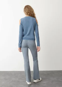 Mujer Brownie Spain Jerséis-Jersey Chenilla Hombros Descubiertos