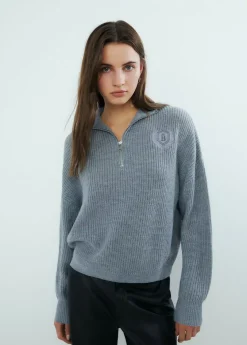 Mujer Brownie Spain Jerséis-Jersey Cremallera Escudo