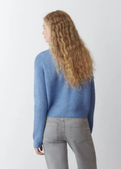 Mujer Brownie Spain Jerséis-Jersey Cropped Basico Cuello Redondo