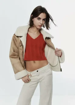 Mujer Brownie Spain Jerséis-Jersey Cropped Cuello Pico