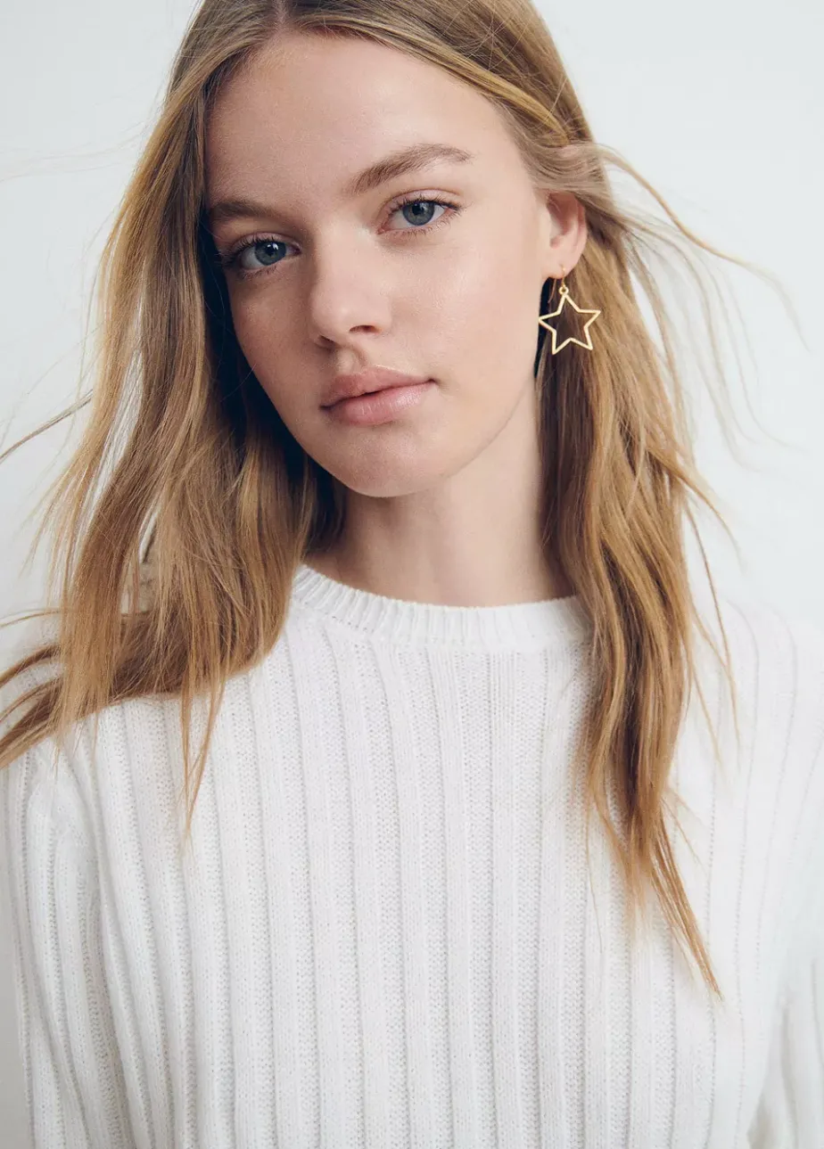 Mujer Brownie Spain Jerséis-Jersey Cropped Detalle Camisa