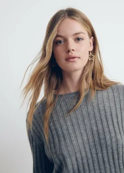 Mujer Brownie Spain Jerséis-Jersey Cropped Detalle Camisa