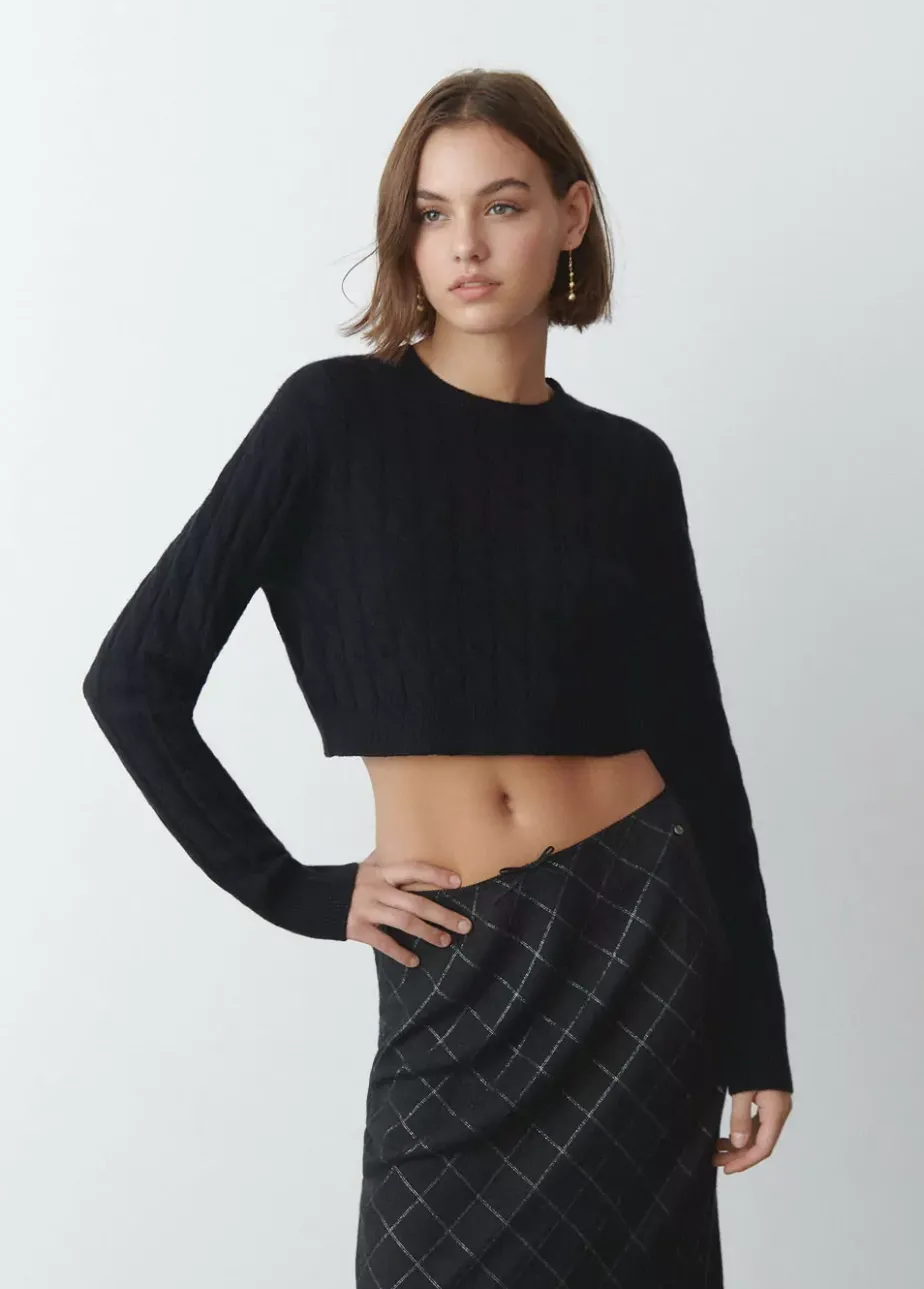 Mujer Brownie Spain Jerséis-Jersey Cropped Trenzas