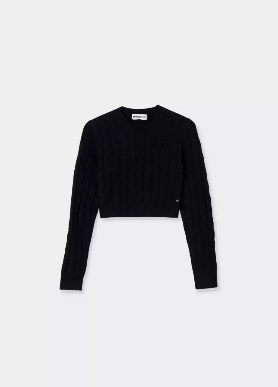 Mujer Brownie Spain Jerséis-Jersey Cropped Trenzas