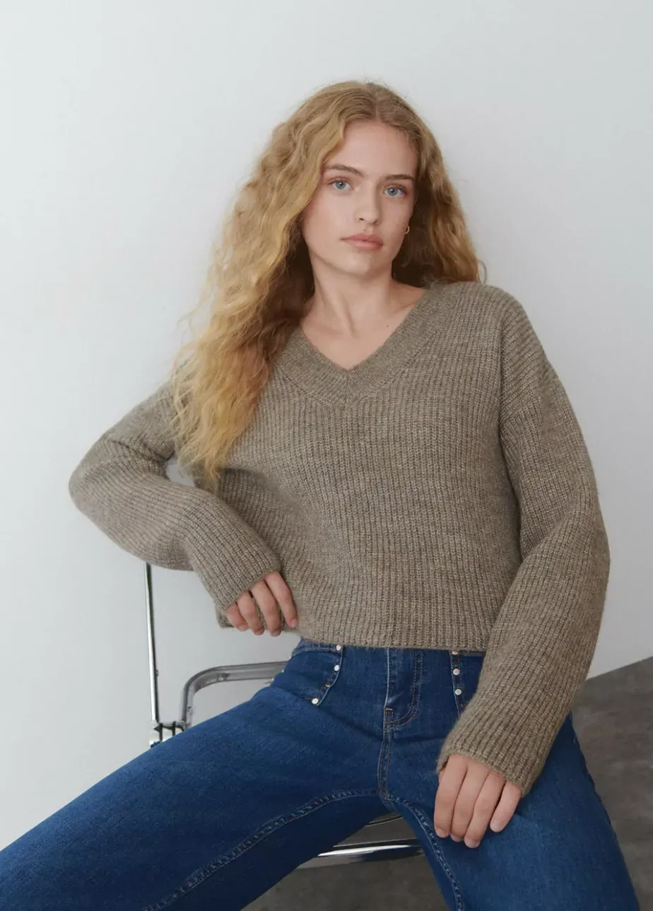 Mujer Brownie Spain Jerséis-Jersey Cuello Pico