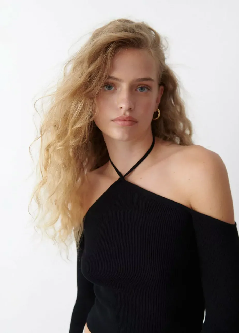 Mujer Brownie Spain Jerséis-Jersey Escote Halter Atado