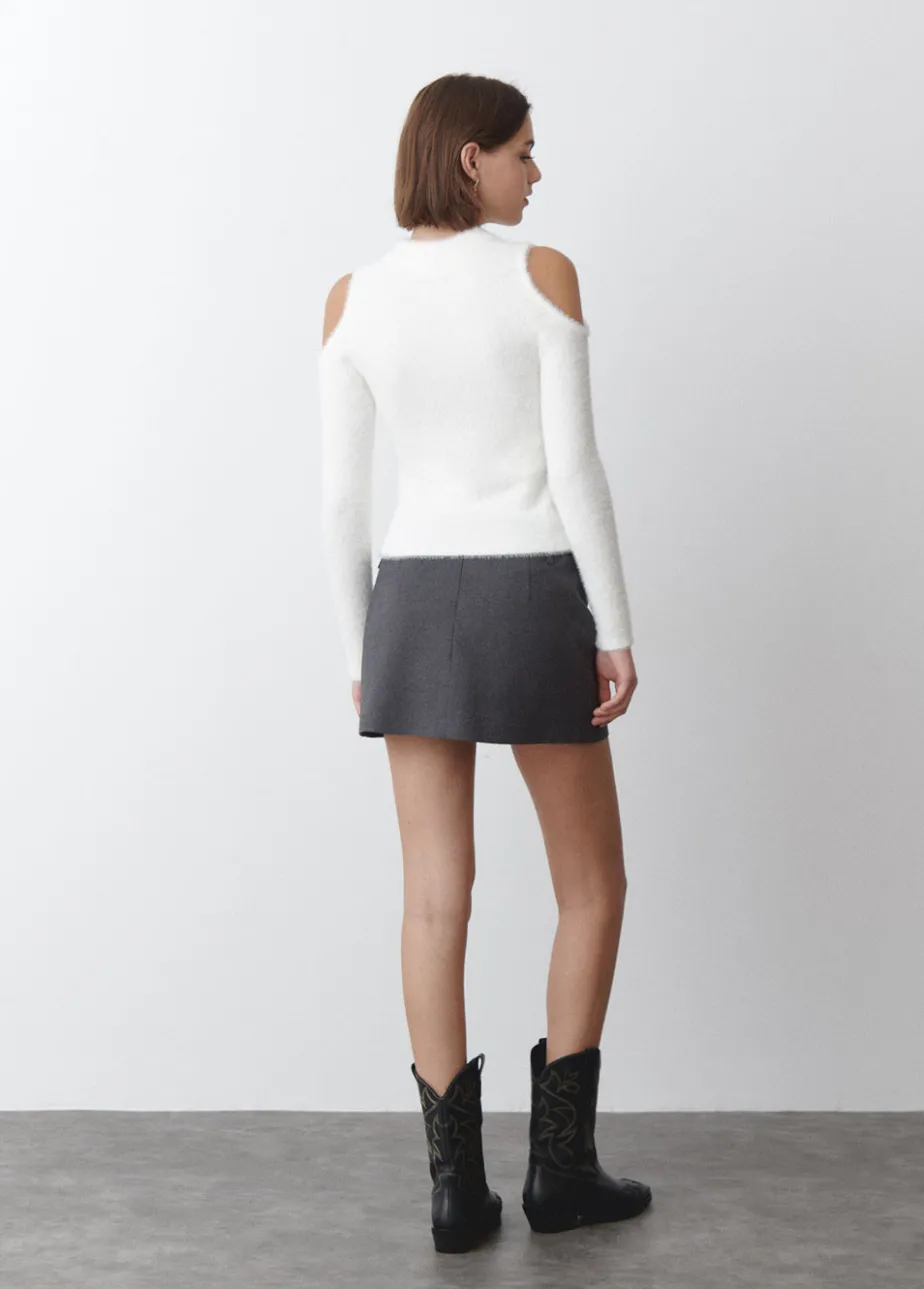 Mujer Brownie Spain Jerséis-Jersey Hombros Descubierto Pelo