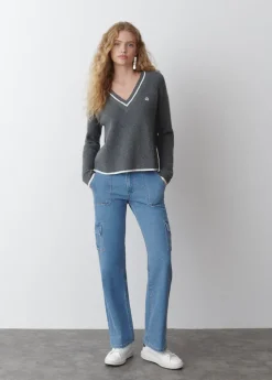 Mujer Brownie Spain Jerséis-Jersey Pico Bordado