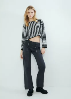 Mujer Brownie Spain Jerséis-Jersey Rayas Cropped
