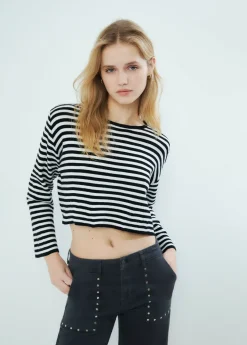 Mujer Brownie Spain Jerséis-Jersey Rayas Cropped