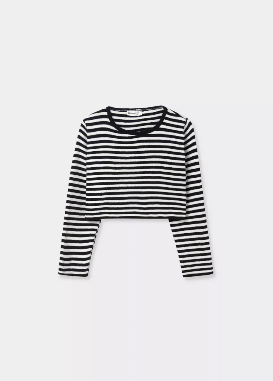 Mujer Brownie Spain Jerséis-Jersey Rayas Cropped