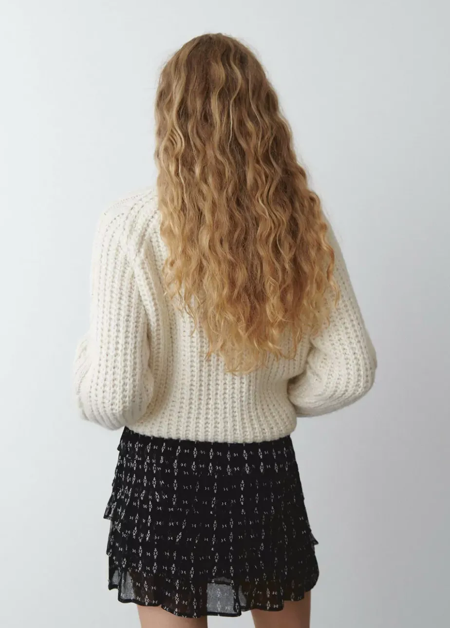 Mujer Brownie Spain Jerséis-Jersey Trenzas Cuello Redondo