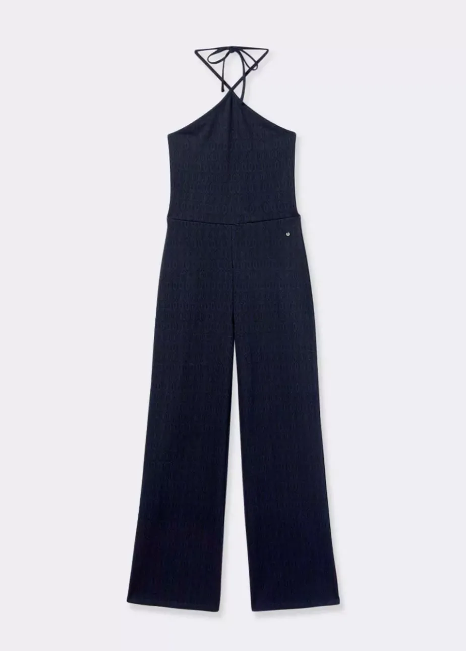 Mujer Brownie Spain Vestidos-Mono Halter Jacquard