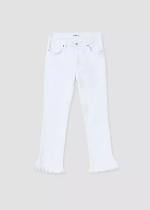 Mujer Brownie Spain Pantalones-Pantalon Bajo Desflecado
