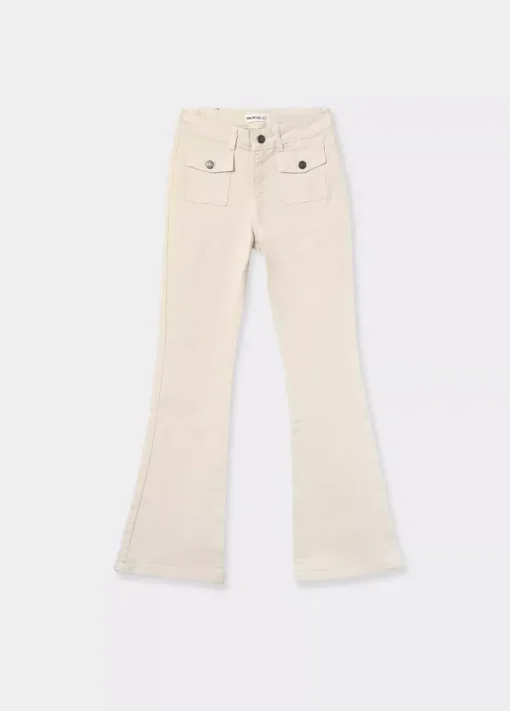 Mujer Brownie Spain Pantalones-Pantalon Campana Bolsillos Frontales